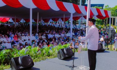 Ratusan Warga Hadiri Halal Bihalal Pemkot Bogor di Alun-Alun Kota