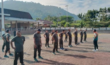 Kodim 0622/Kabupaten Sukabumi Gelar Olahraga Bersama untuk Pererat Hubungan dengan Masyarakat