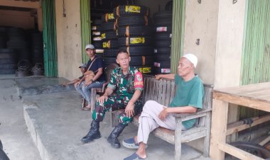 Babinsa Desa Citarik Laksanakan KOMSOS dengan Warga Kampung Ciaun