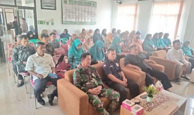 Babinsa Koramil 2207/Jampangtengah Hadiri Sosialisasi dan Peluncuran Program Keluarga SIGAP