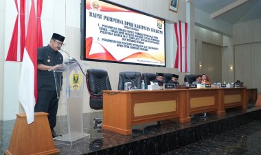 DPRD dan Pemkab Sukabumi Gelar Rapat Paripurna Bahas Raperda Pajak Daerah