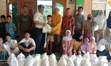 Lurah Palabuhanratu Komitmen tentang program Santunan yatim dan pelayanan prima bagi masyarakat.