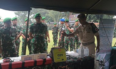 APEL GELAR KESIAPSIAGAAN PENANGGULANGAN BENCANA DI WILAYAH KOREM 061/SURYAKANCANA