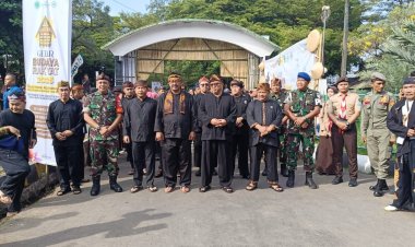 DANDIM 0622/KAB. SUKABUMI HADIRI GELAR BUDAYA RAKYAT 2025, DALAM TEMA MERAJUT HARMONI, MELESTARIKAN TRADISI MENUJU KABUPATEN SUKABUMI YANG MUBAROKAH