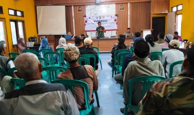 Babinsa Koramil 2201/Cisolok Hadiri Rapat Pembentukan Koperasi Merah Putih