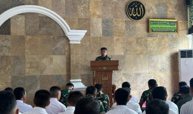 KABINTALREM 061/SK BERIKAN PEMBINAAN MENTAL DI MASJID AL-INAYAH MAKOREM 061/SK BOGOR