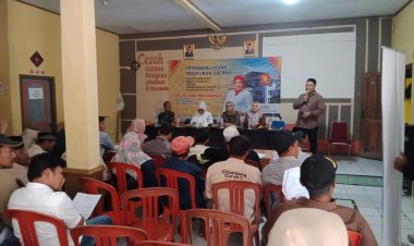 Babinsa Koramil 2207/Jampangtengah Hadiri Lokakarya Mini Lintas Sektoral di Purabaya