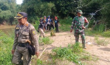 Babinsa Koramil 2211/Sagaranten Laksanakan Pendampingan Warga Dalam Pencarian Orang Hilang di Duga Hanyut di Sungai Cikaso