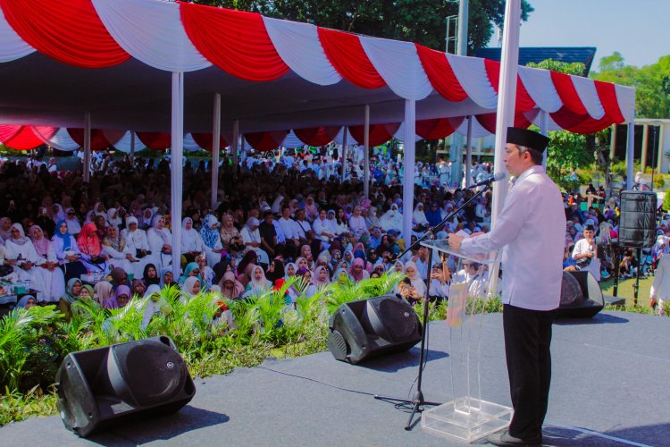 Ratusan Warga Hadiri Halal Bihalal Pemkot Bogor di Alun-Alun Kota