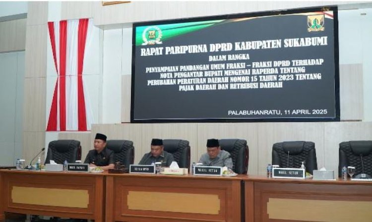 Dewan Perwakilan Rakyat Daerah Kabupaten Sukabumi Ke-11 Rapat Paripurna Tahun 2025