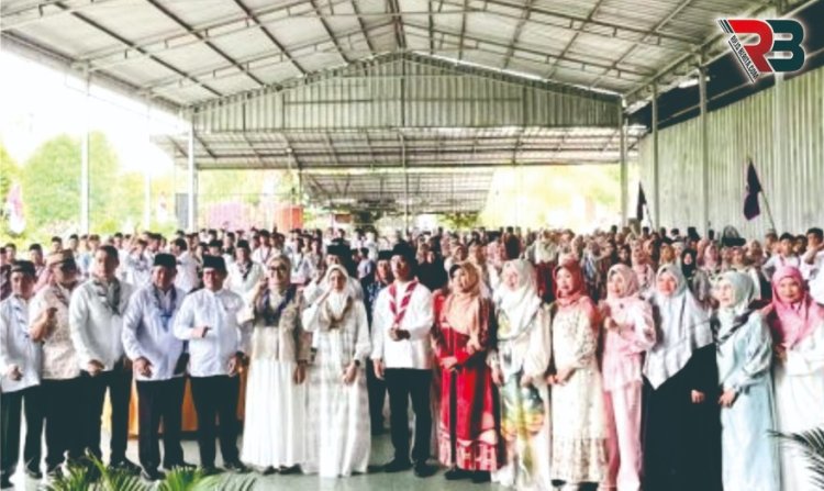 Ketua Kwarcab Nanda Indira Bastian Hadiri Halal Bihalal Pramuka Lampung