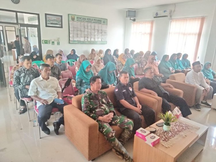 Babinsa Koramil 2207/Jampangtengah Hadiri Sosialisasi dan Peluncuran Program Keluarga SIGAP