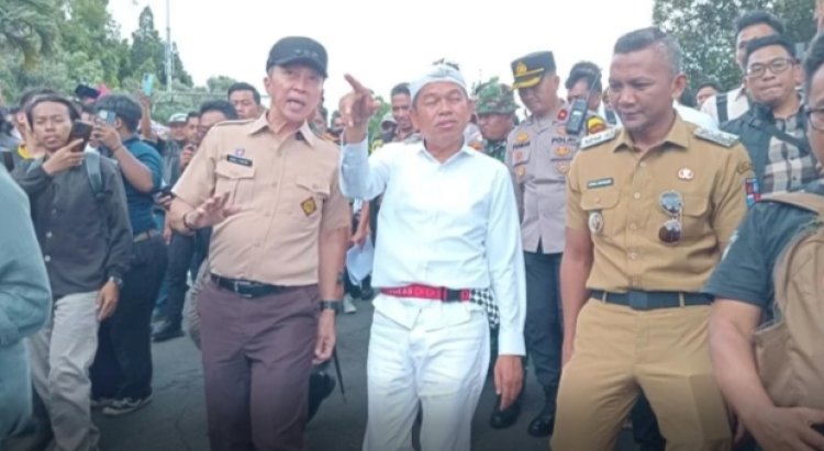 Gubernur Jabar Tinjau Lokasi Longsor di Batutulis, Sepakati Pemindahan Jalan dan Revitalisasi Kawasan