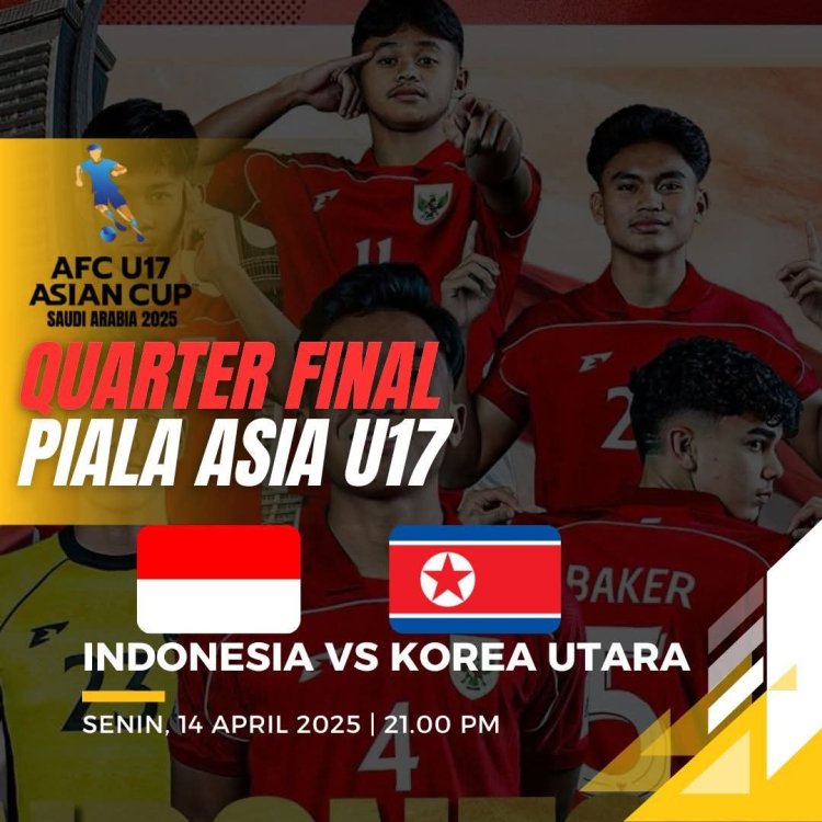 Timnas Indonesia U-17 Siap Hadapi Korea Utara di Perempat Final Piala Asia U-17 2025