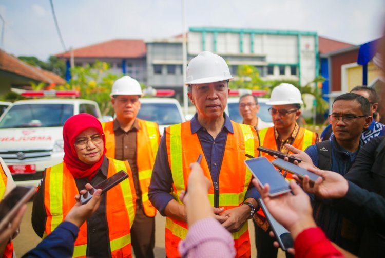 Dedie Rachim Lakukan Peletakan Batu Pertama Gedung UPTD PSC Gesit 119