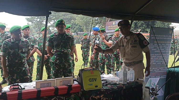 APEL GELAR KESIAPSIAGAAN PENANGGULANGAN BENCANA DI WILAYAH KOREM 061/SURYAKANCANA