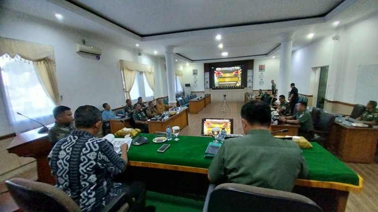 RAKORNIS TMMD KE-124 TA. 2025 DIGELAR SECARA VIRTUAL: TEGASKAN SINERGI UNTUK PEMBANGUNAN DAN KETAHANAN NASIONAL