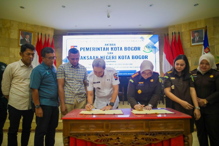 Penyelesaian Masalah Hukum, Pemkot dan Kejari Kota Bogor Kembali Berkolaborasi