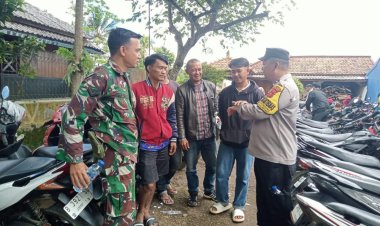 Babinsa Koramil 2208/Nyalindung Jalin Komunikasi Sosial dengan Tokoh Pemuda