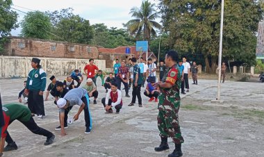 Babinsa Koramil 2202/Palabuhanratu Dampingi Pembentukan Kader NU di SMPN 1 Simpenan