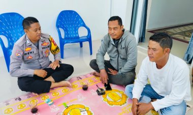 Bhabinkamtibmas Ds.Sukagalih Polsek Megamendung Bripka Deni melaksanakan Giat Sambang Warga Desa sukagalih kecamatan Megamendung.