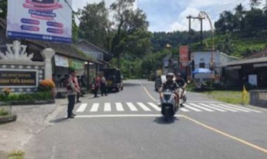 POLSEK ABANG LAKSANAKAN PATROLI DAN PENGAMANAN OBJEK VITAL DI TIRTA GANGGA