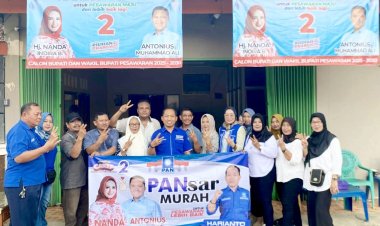 Dukung Nanda–Anton, PAN Hadirkan Pasar Murah untuk Rakyat di Desa Bagelen
