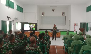 Penyuluhan Hukum oleh Kumdam III/Siliwangi kepada Anggota Kodim 0622/Kabupaten Sukabumi