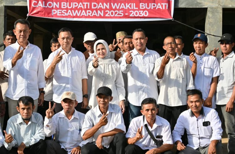 Pesawaran CAKEP: Nanda-Anton Komit Bangun Pertanian dan UMKM Lewat Kontrak Politik