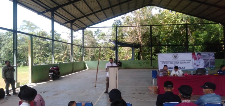 Anggota DPRD Sukabumi, Hamzah Gurnita, Gelar Reses, : Serap Aspirasi dan Sampaikan Komitmen Perjuangkan Kepentingan Rakyat