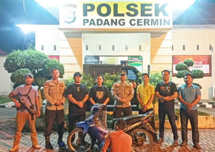 Curi Motor di Ladang, Pelaku Diciduk Tekab 308 Presisi Polsek Padang Cermin Tanpa Perlawanan!