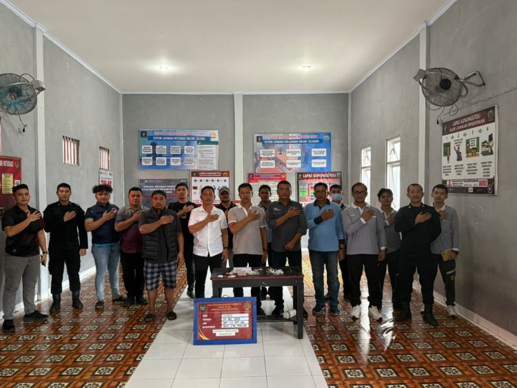 Lapas Gunungsitoli Komitmen Memberantas Narkoba dan Pungli.
