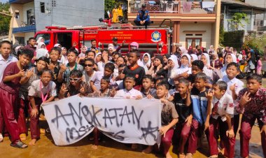 SDN Muarasri 2 Meriahkan Acara Kelulusan dan Perpisahan, Hadirkan Tim Pemadam Kebakaran