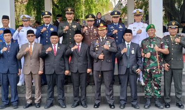 Dandim 0622/Kab. Sukabumi Hadiri Upacara Peringatan Hari Lahir Pancasila Tahun 2025 di Palabuhanratu