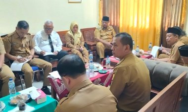 Sekcam Cikakak Gelar Rakor Bulanan Bersama Kepala Desa dan Lintas Sektor