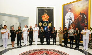 Panglima TNI Dan Panglima Angkatan Bersenjata Belanda Bahas Peningkatan Kerja Sama Militer