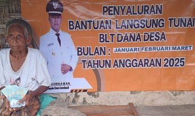 Pembagian BLT Desa Gandasoli, 2 Juli 2025: Lima Warga Lanjut Usia Menerima Bantuan Langsung Tunai