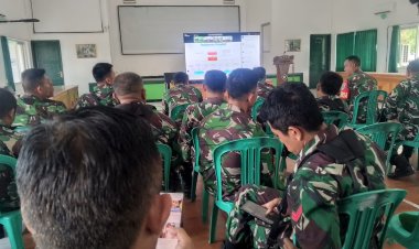 BABINSA KORAMIL 2205/KALAPANUNGGAL IKUTI VICON PENYULUHAN KESEHATAN ﻿