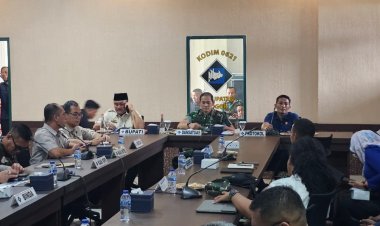 Danrem 061/SK Pimpin Rakor Wilayah dan Pengamanan Kunjungan Presiden RI di Kabupaten Bogor