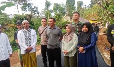 Pemkab Sumedang Sukses Reasasi Jalan di Desa Cigendel