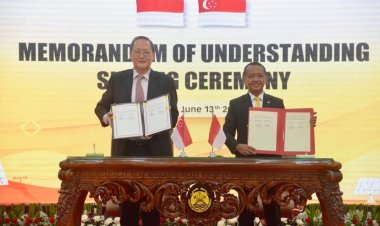 Indonesia-Singapura Sepakat Bangun Kawasan Industri Berkelanjutan