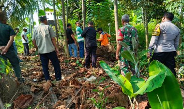 Babinsa Koramil 2202/Palabuhanratu Laksanakan Bakti Pembangunan Madrasah Diniyah di Desa Mekar Asih