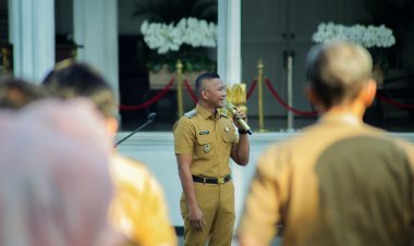 Pimpin Apel Pagi, Ini Arahan Jenal Mutaqin untuk ASN