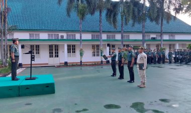 Kasrem 061/SK Pimpin Upacara 17-an, _Tekankan Kesiapsiagaan dan Sinergi Dalam Mendukung Program Pemerintah_