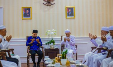 Dedie Rachim Terima Kunjungan Komjen (Purn) Anton Bachrul dan Marsekal (Purn) Sugiarto