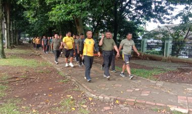 Pembinaan Jasmani Hanmars Tanpa Beban, Wujudkan Prajurit Korem 061/SK yang Tangguh dan Siap Tugas