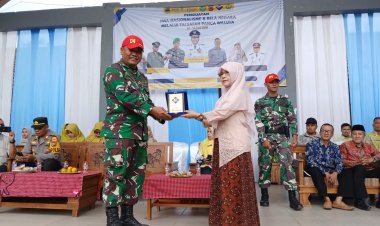 AGGOTA KODIM 0622/KAB SUKABUMI HADIRI UPACARA PENUTUPAN PROGRAM PEMBENTUKAN KARAKTER SISWA/I SMAN 1 CIKIDANG TAHUN 2025 BERLANGSUNG KHIDMAT