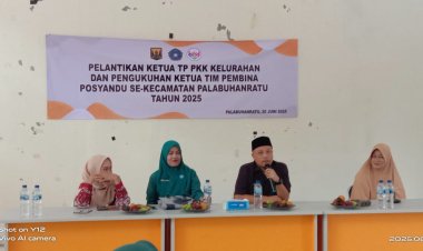 Pelantikan Ketua TP PKK Kelurahan Palabuhanratu dan Pengukuhan Ketua Pembina Posyandu se-Kecamatan Palabuhanratu