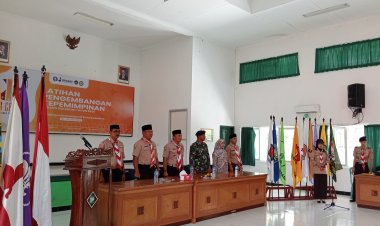 Pasiter Kodim 0622/Kab Sukabumi Penutupan Latihan Pengembangan Kepemimpinan (LPK) Gerakan Pramuka Kwarcab Kabupaten Sukabumi Tahun 2025