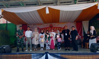 Babinsa Koramil 2204/Cikidang Hadiri Acara Kelulusan SDN 1 Cikiray